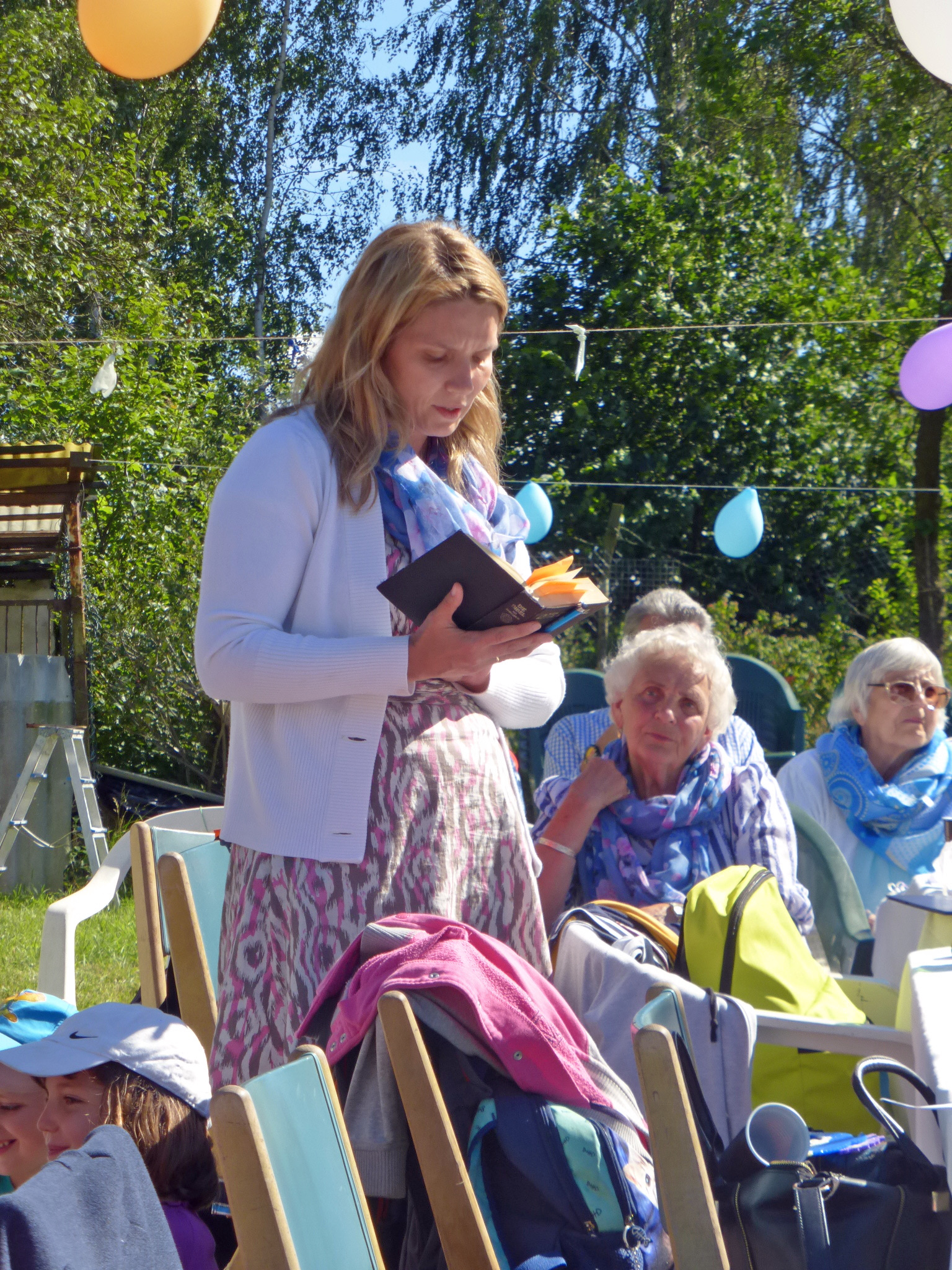 Abschlussandacht auf dem Sommerfest in Zitzmin